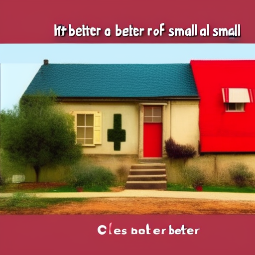 Is it better to have a big house or a small house?