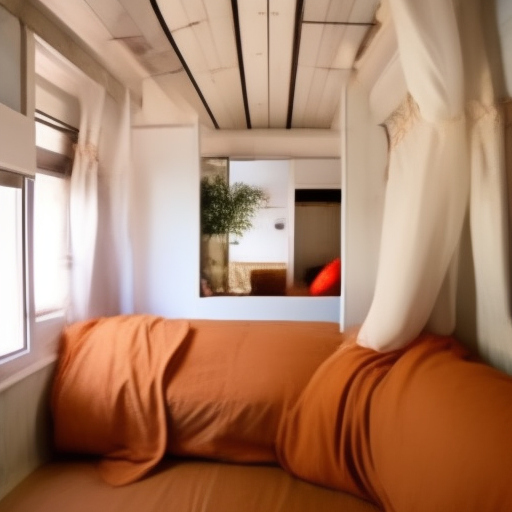 Living Luxuriously in a Tiny House Bedroom