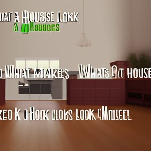 What makes a house look smaller?
