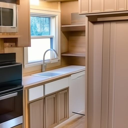 How deep should cabinets be for tiny house?
