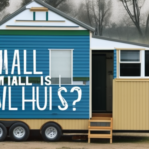 How small is too small for tiny house?