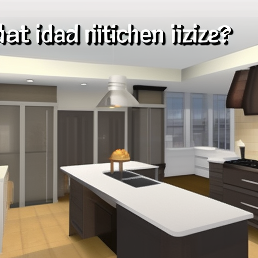 What is ideal kitchen size?