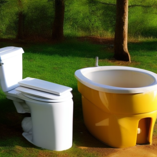 How do you deal with urine in a composting toilet?