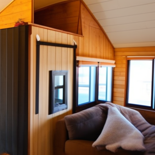 How tall is a loft in a tiny house?