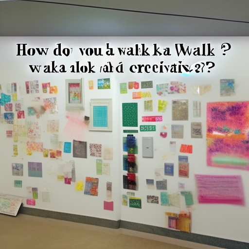 How do you make a wall look creative?