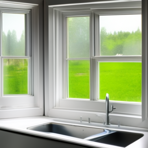 Why are kitchen sinks by windows?